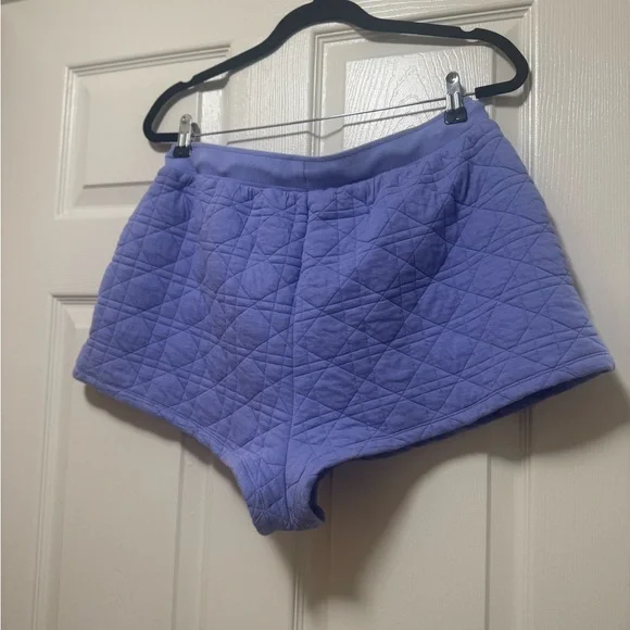 Anthropologie Lavender Quilted Knit Shorts - Picture 10 of 14
